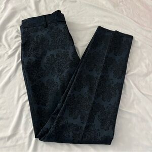 Boohoo Men's Teal Floral Dress Pants (Size: 30R)